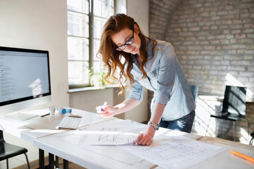 Photo of an Architect Working