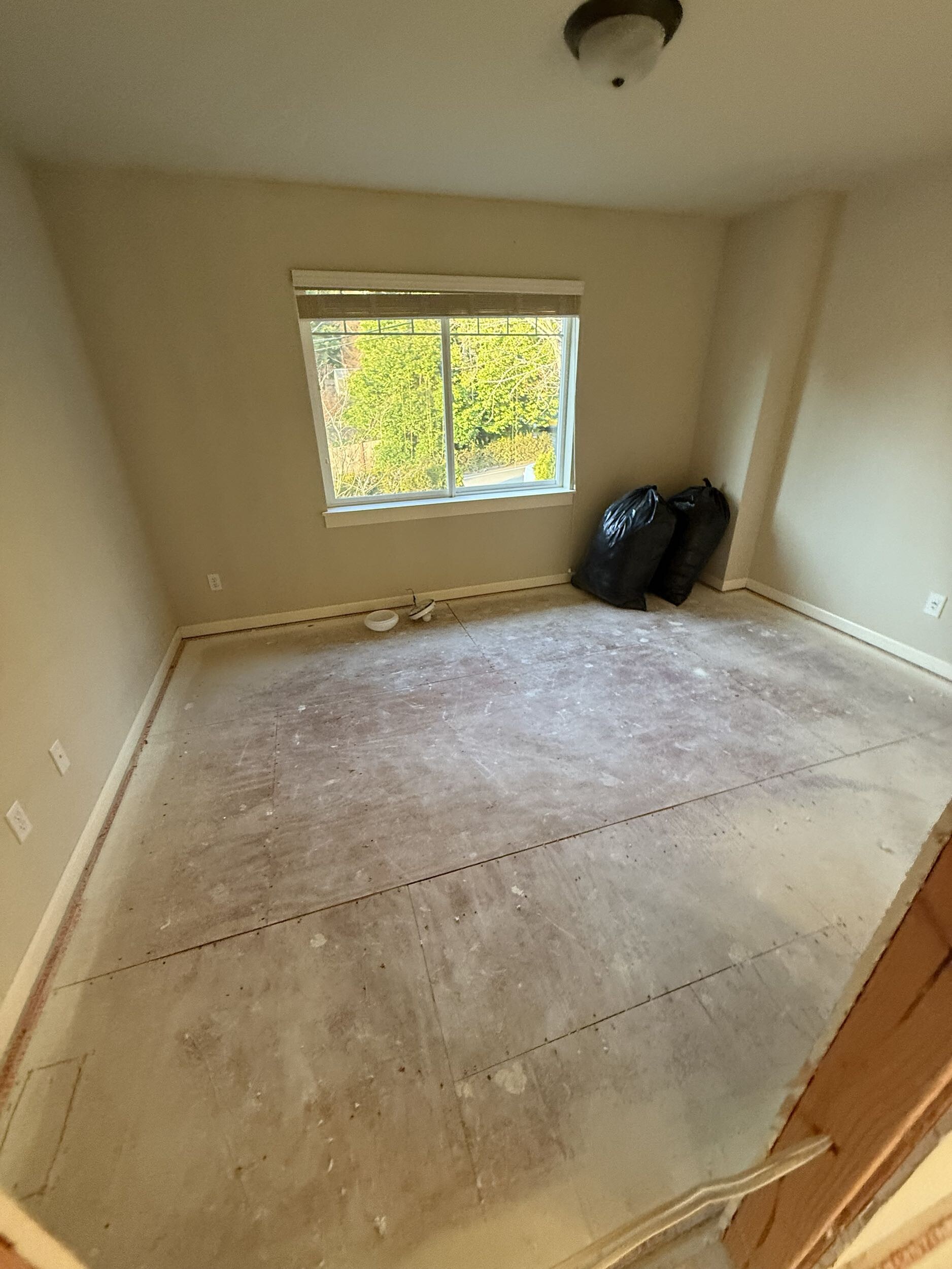 Quality control walk after demolition before framing begins