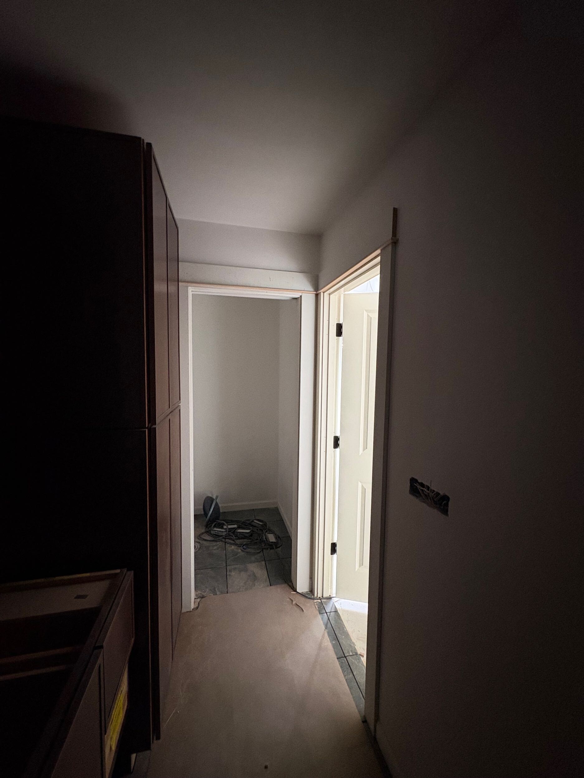 Finish carpentry detail master suite remodel NE 190th St